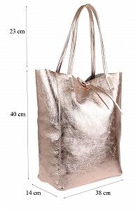 Женская сумка с открытым верхом из натуральной кожи Girly Handbags synthetic.ua - Фото 1