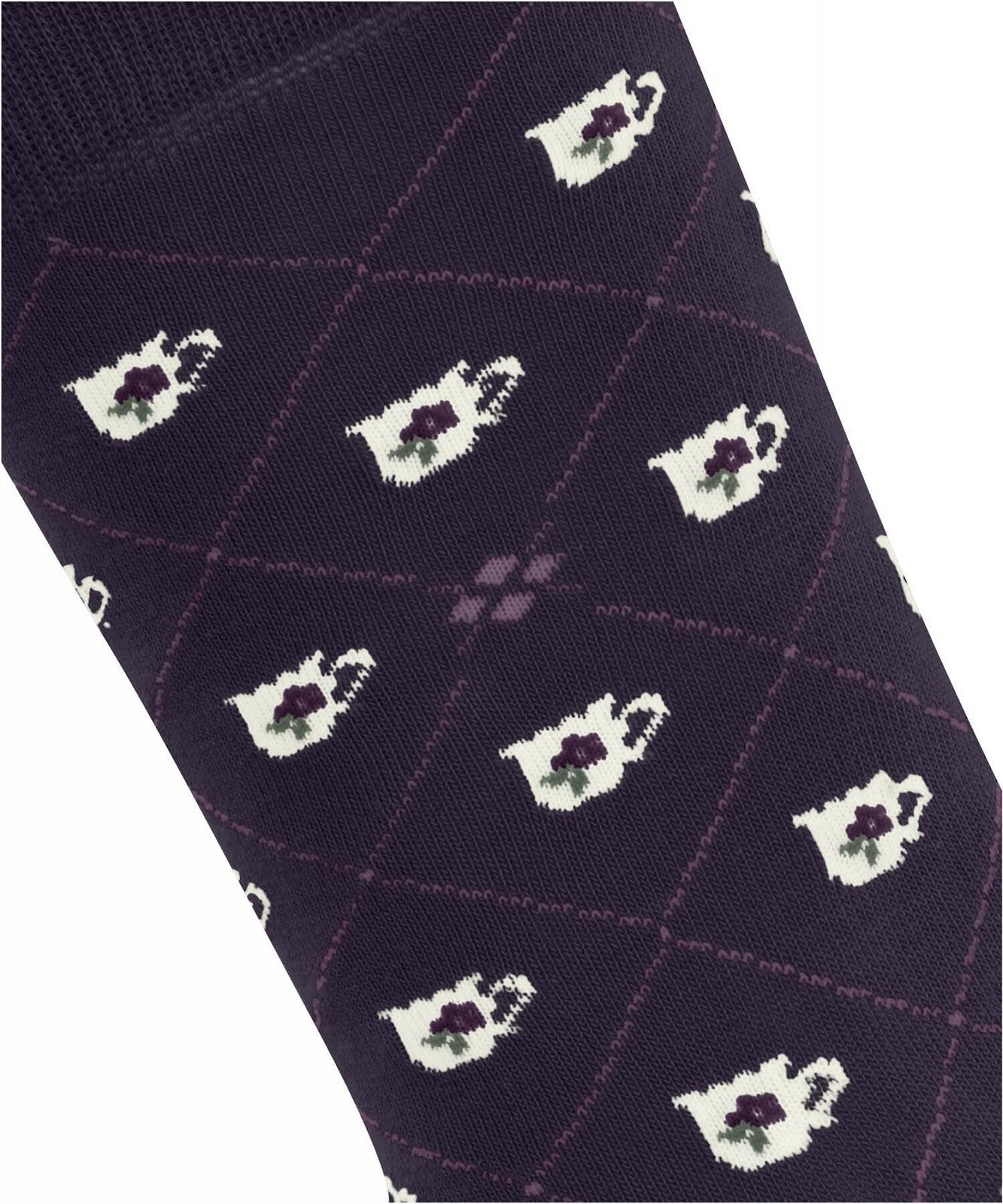 Носки Burlington Teatime Узорчатые Дышащие из органического хлопка 1 пара, фото №4