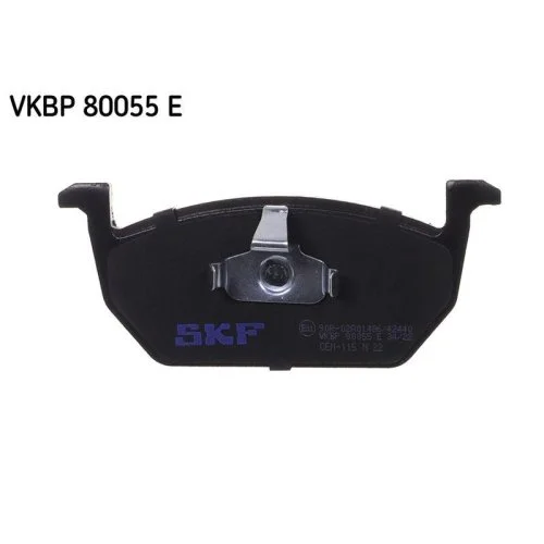 Комплект тормозных колодок, дисковый тормоз SKF VKBP 80055 E для AUDI SEAT SKODA VW, фото №2 Комплект тормозных колодок, дисковый тормоз SKF VKBP 80055 E для AUDI SEAT SKODA VW, фото №2