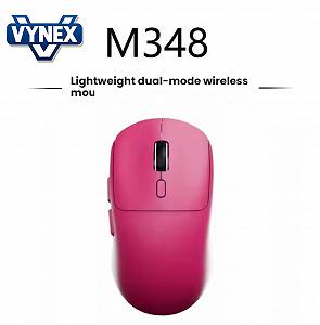 Миша безпровідна VYNEX M348 6400DPI 1000Hz 500mAh Rose Red synthetic.ua - Фото 1