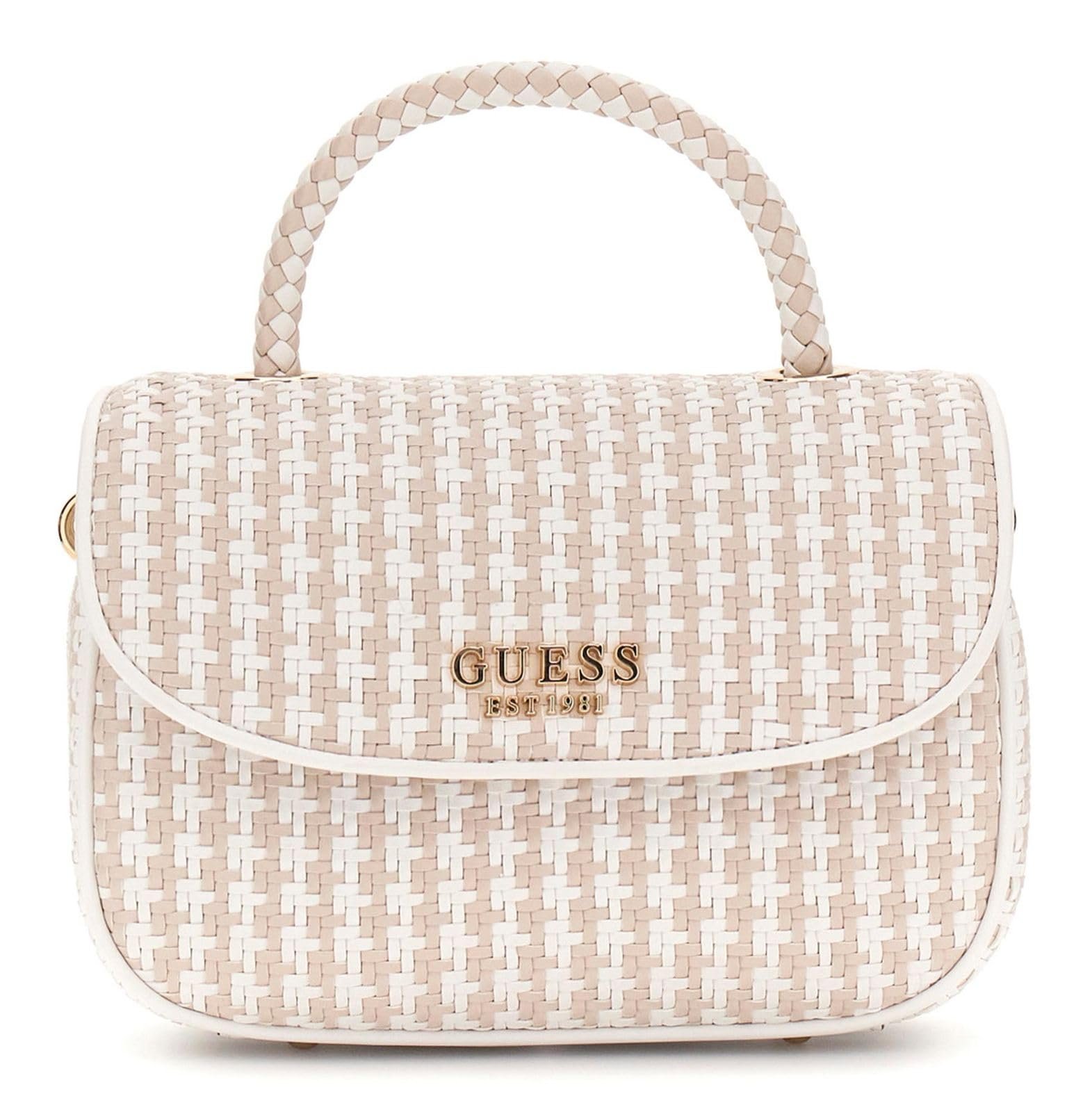 Сумка з верхньою ручкою GUESS Mirema Flap Білий Мульті, фото №1