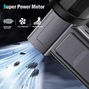 Электрическая воздуходувка Mini Blower 4 скорости 130 000 об/с 4000 мАч synthetic.ua - Фото 1