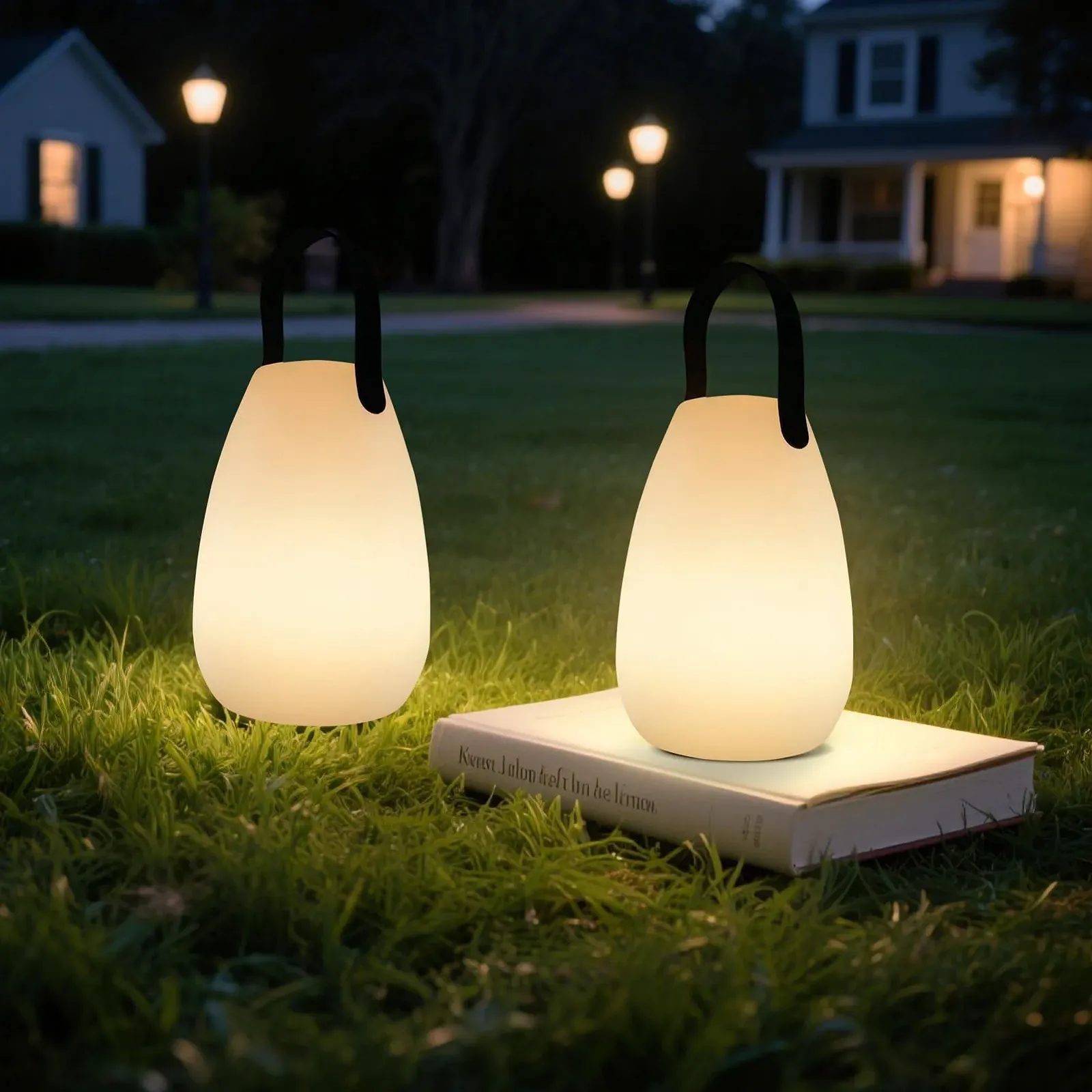 Настільна лампа LED Акумуляторна IP44 USB-C RGB 14 x 20 см 2 шт, фото №1