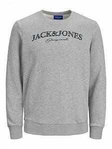 Світшот Jack&Jones SWEAT CREW NECK 12180410 Сірий XXL - Фото 1