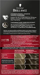 Крем-фарба для волосся Brillance Intensive Colour Cream 877 Попелястий Світло-Коричневий (2 x 170 мл), стійка фарба для волосся з діамантовим блиском та кондиціонером, фарбування на 10 тижнів інтенсивності кольору та 100% покриття сивини synthetic.ua - Фото 1