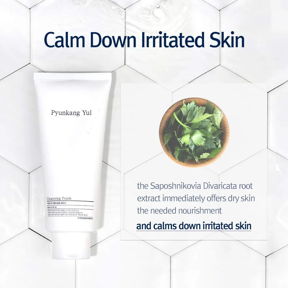 Пінка для вмивання Pyunkang Yul Cleansing Foam, щоденний засіб для обличчя для поглинання відмерлих клітин шкіри та забруднень з густою піною, фото №4 Пінка для вмивання Pyunkang Yul Cleansing Foam, щоденний засіб для обличчя для поглинання відмерлих клітин шкіри та забруднень з густою піною, фото №4
