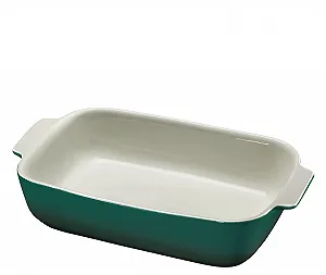 Форма для запекания Küchenprofi Provence Прямоугольная Керамическая 36 x 22.5 x 7.5 см Green/White - Фото 1