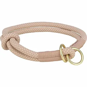 Ошейник тренировочный TRIXIE Soft Rope XS Розовый/Светло-розовый synthetic.ua - Фото 1