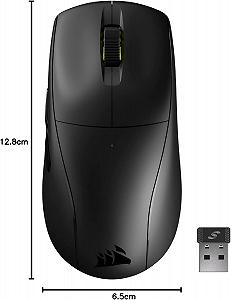 Игровая беспроводная мышь Corsair M75 AIR Wireless / Bluetooth / Радиоканал / 26000 DPI / 4 кнопок / Черная (CH-931D100-EU) цена на synthetic.ua - Фото 1 Игровая беспроводная мышь Corsair M75 AIR Wireless / Bluetooth / Радиоканал / 26000 DPI / 4 кнопок / Черная (CH-931D100-EU) synthetic.ua - Фото 1