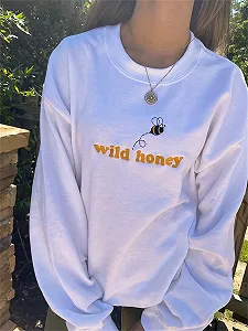 Світшот SANSIWU Oversized з графічним візерунком synthetic.ua - Фото 1