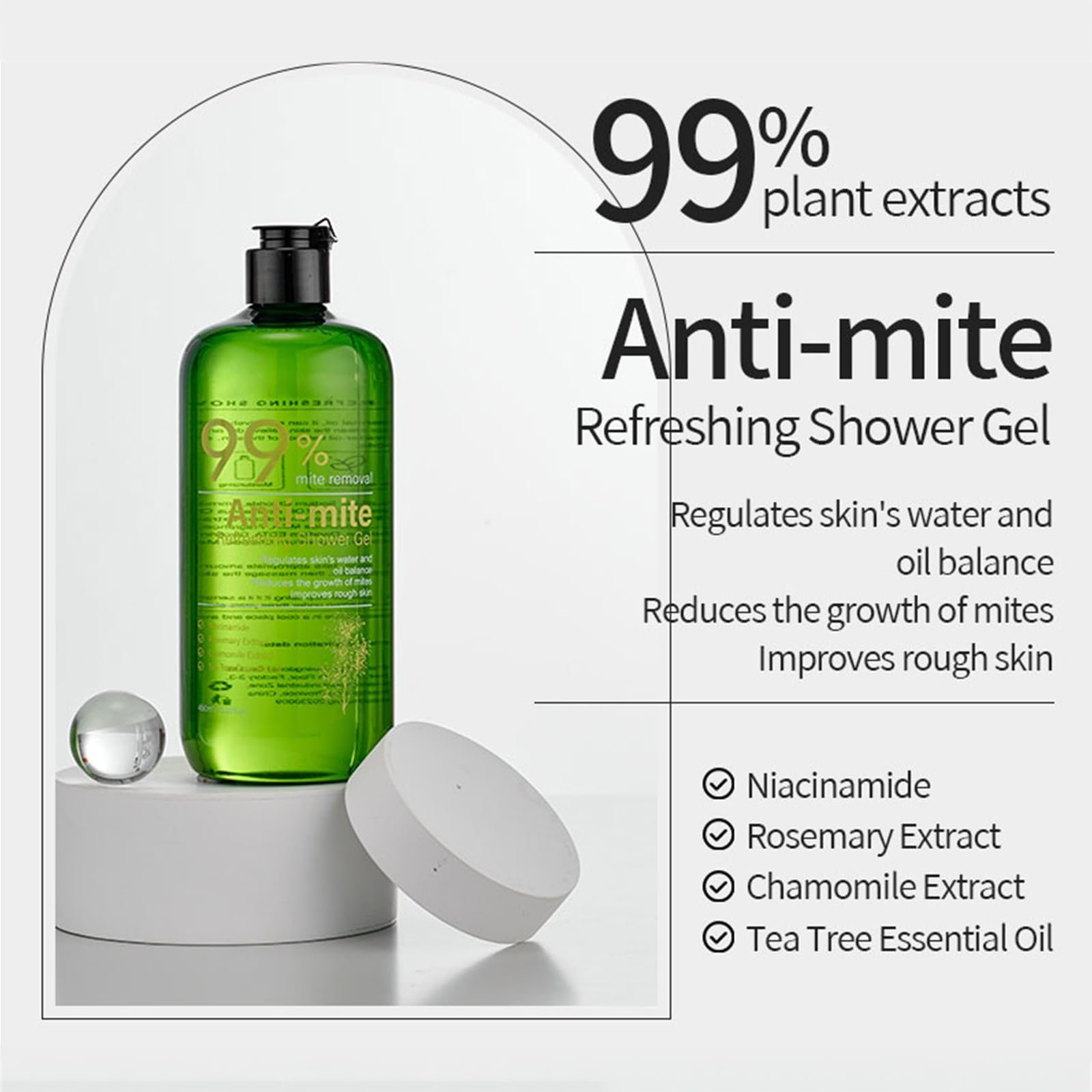 Гель для душу Refreshing Cleansing and Skin Care 480 мл, фото №2