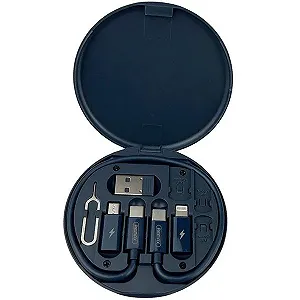 Набір перехідників для телефону з кабелем для заряджання Remax RC-190 6в1, синій ціна на synthetic.ua - Фото 1 Набір перехідників для телефону з кабелем для заряджання Remax RC-190 6в1, синій synthetic.ua - Фото 1