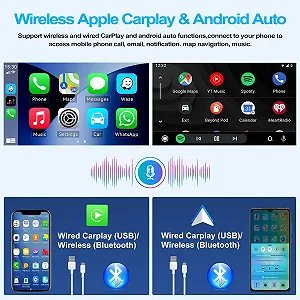 Штатная автомагнитола CAMECHO для VW Polo 6R 6C 9N 2008-2016 / 9" / Сенсорная / 2/32Гб / Android 13 / Apple CarPlay / Android Auto / Bluetooth / WI-FI / GPS / USB synthetic.ua - Фото 1