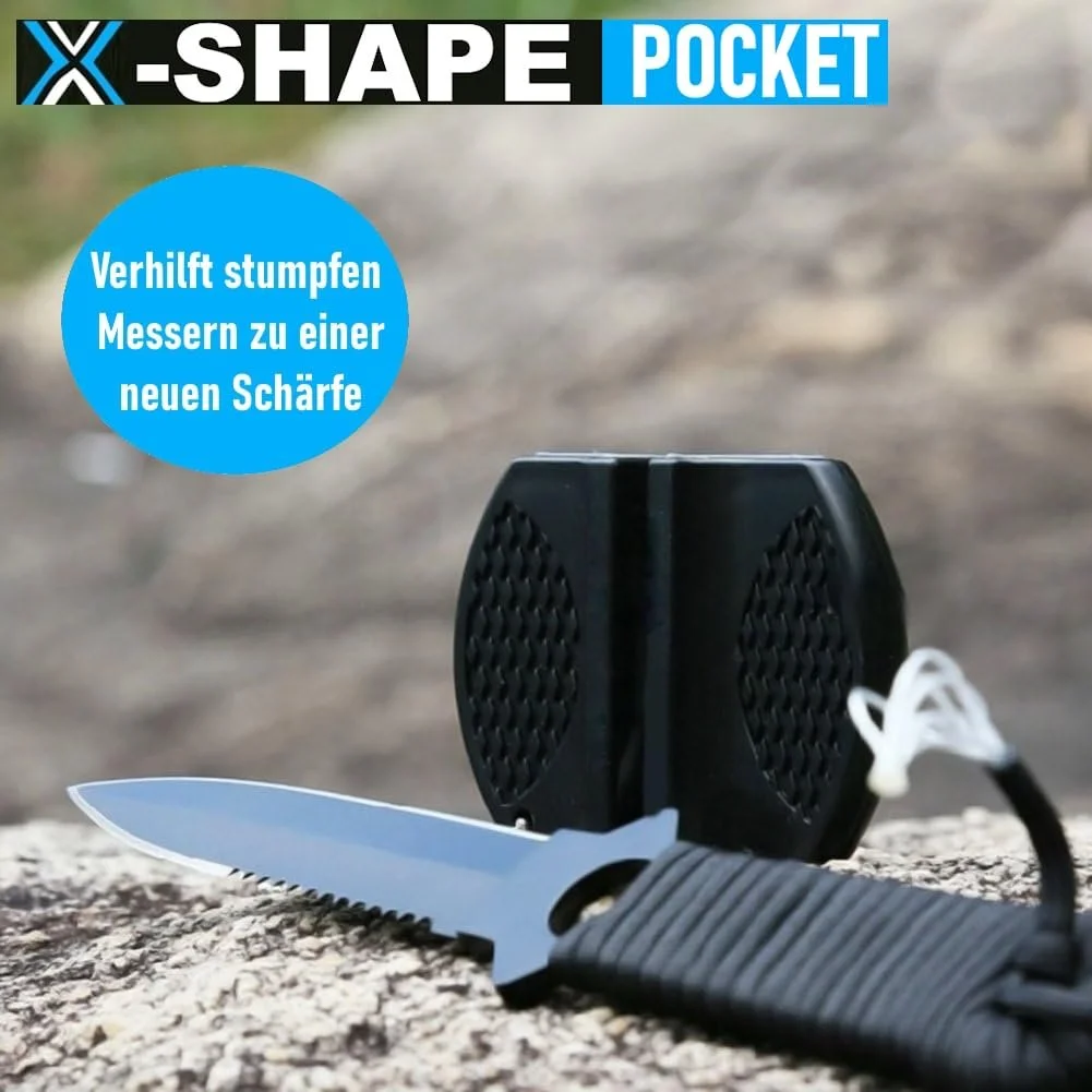 Кишенькова точилка для ножів X-SHAPE POCKET X-SHAPER Професійна керамічна, фото №3 Кишенькова точилка для ножів X-SHAPE POCKET X-SHAPER Професійна керамічна, фото №3