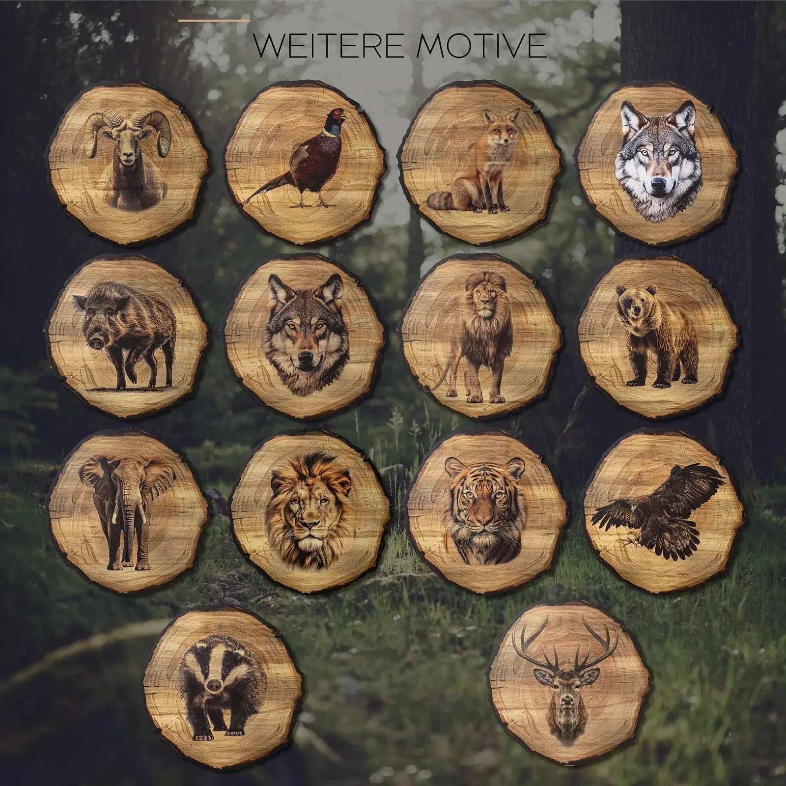 Картина на стіну DARO Design Олень 20 см Художній принт дерево, фото №6 Картина на стіну DARO Design Олень 20 см Художній принт дерево, фото №6