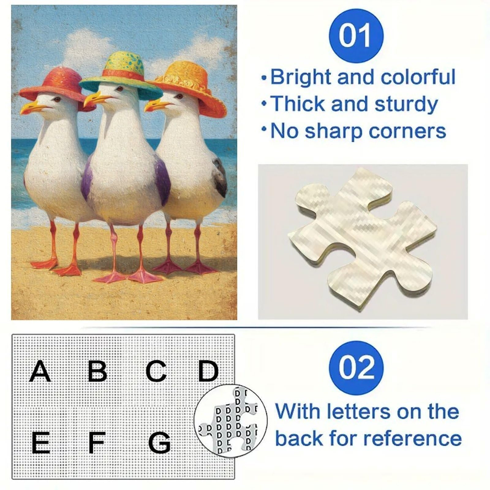 Пазл Three Seagulls 1000 елементів 26 x 38 см, фото №4