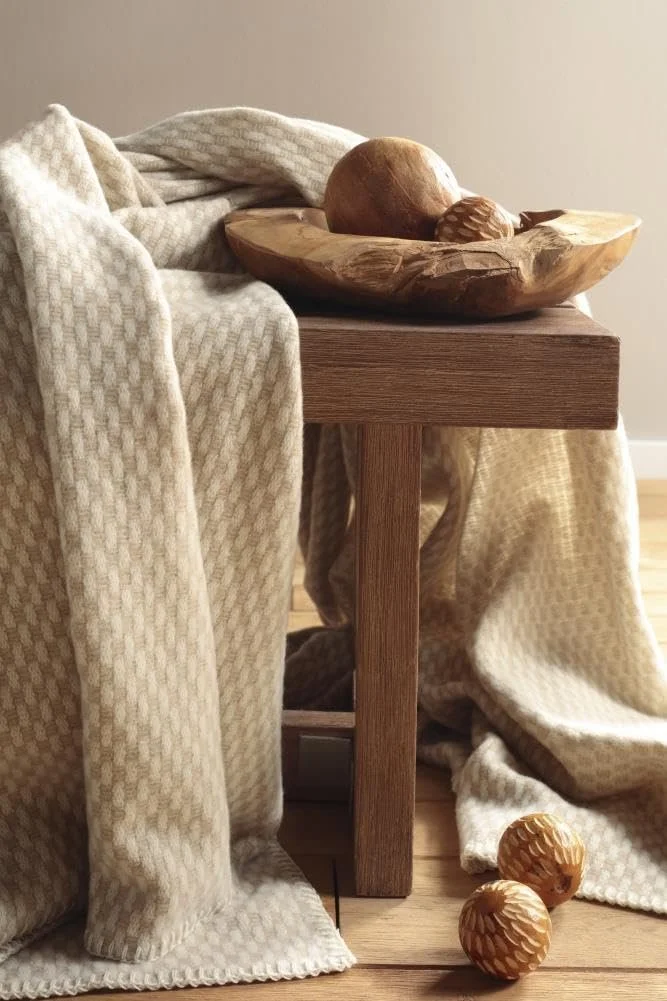 Плед Biederlack з декоративним стібком Колір Nature Розмір 150 x 200, фото №2