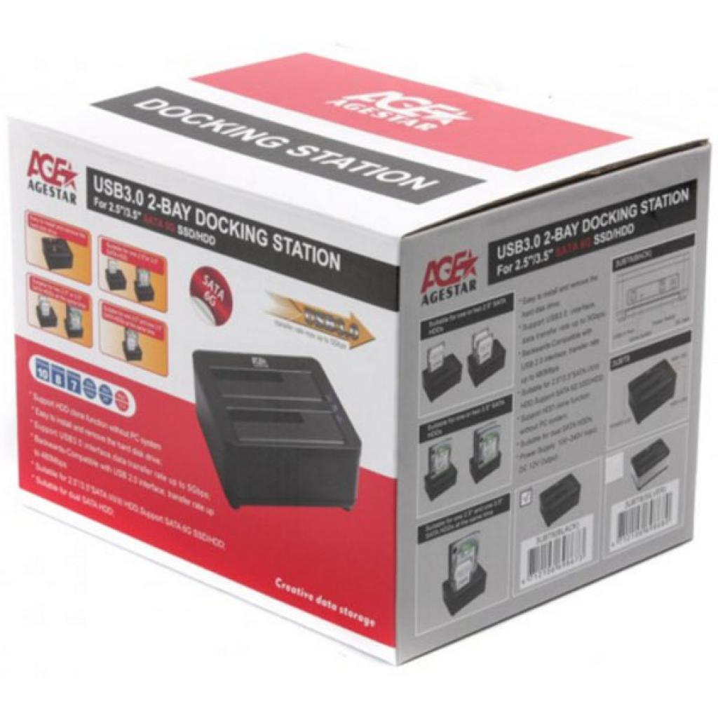 Док-станция AgeStar 3UBT8 (Black), фото №5