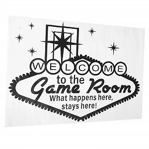 Настінна наклейка jojofuny 1 аркуш PVC Чорна - Фото 1