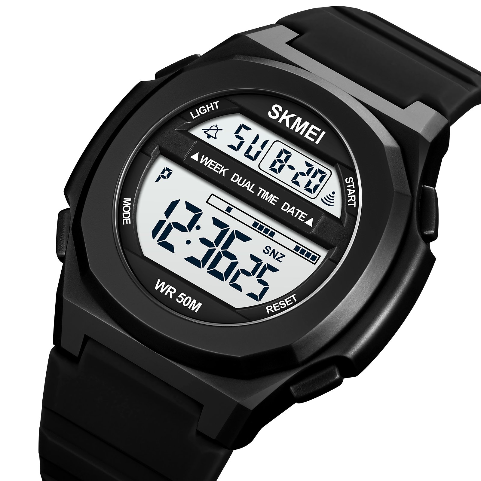 Годинник Skmei 1821BKWT Black-White, фото №2