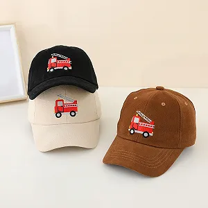 Бейсболка Trucker детская летняя с леопардовым принтом и мультяшным авто солнцезащитная - Фото 1