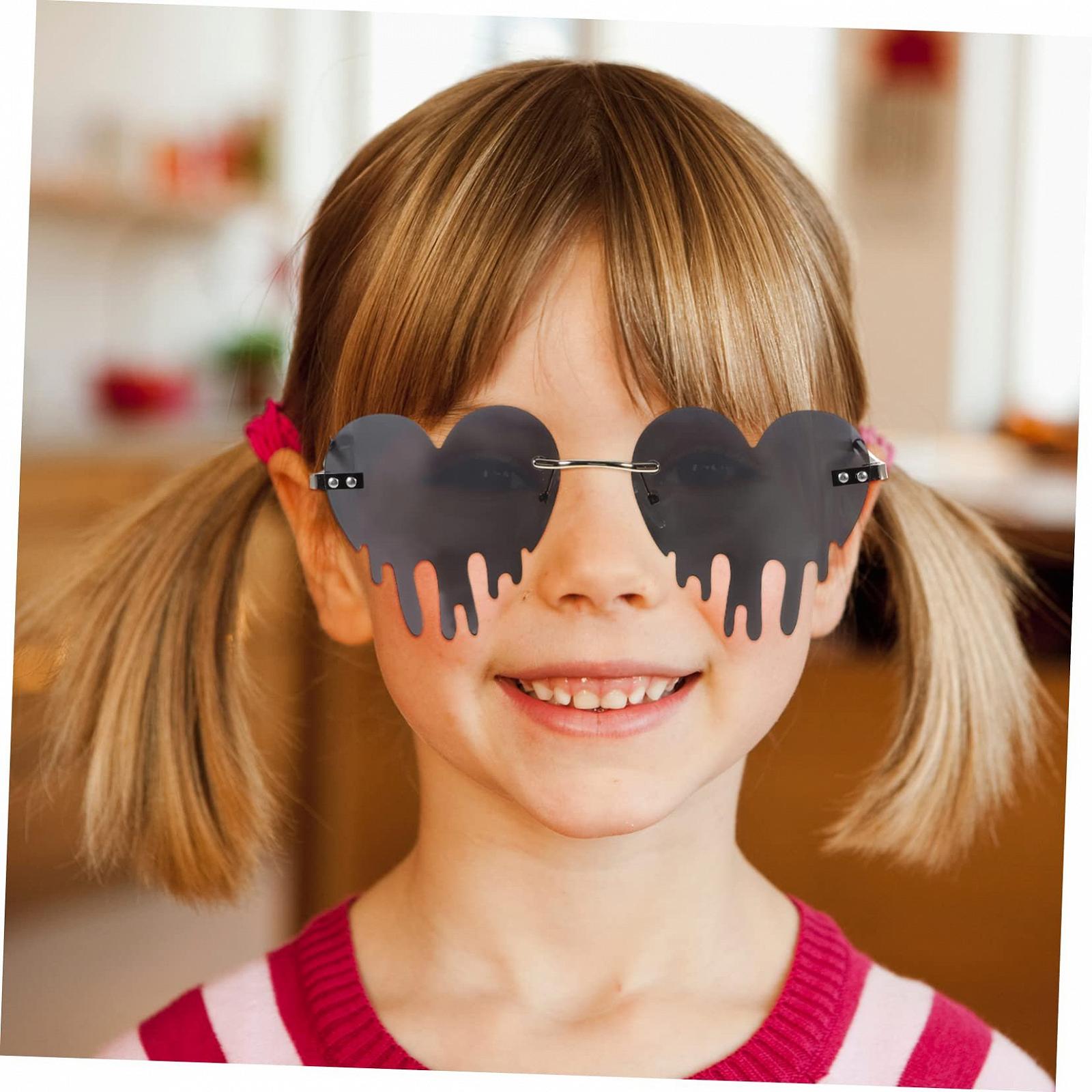 Солнцезащитные Очки Сердцеобразные COLLBATH Tears Безоправные, фото №4