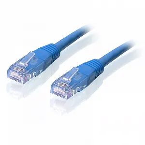 Патч-корд литой UTP RJ45 Cat.5e, 3m синий - Фото 1