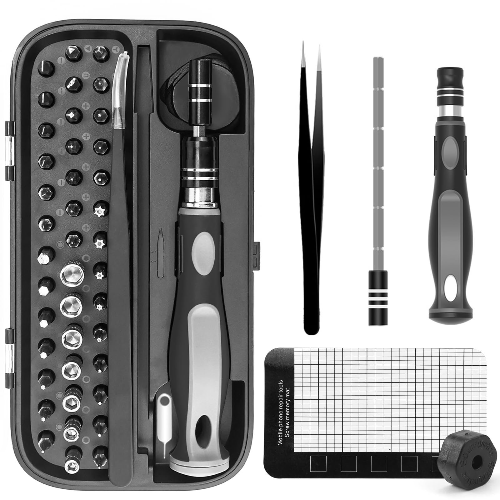 Набір викруток Raxfekro на 50 штук для прецизійної механіки магнітний, фото №1