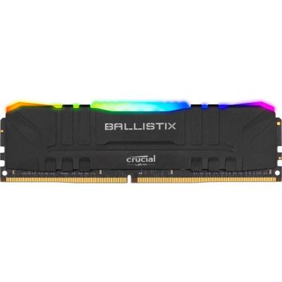 Оперативна пам'ять для ПК DDR4 16GB 3200 MHz Ballistix Black RGB Micron BL16G32C16U4BL, фото №1