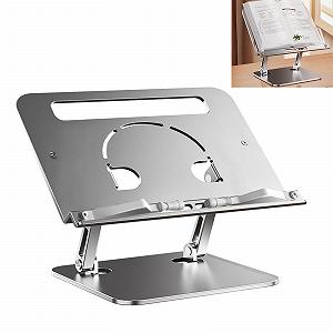 Подставка для ноутбука алюминиевая эргономичная портативная для ноутбуков 10-17 дюймов synthetic.ua - Фото 1