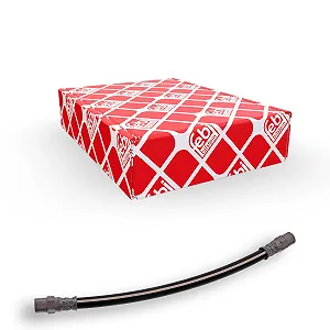 FEBI BILSTEIN Гальмівний шланг 01179 для AUDI MERCEDES-BENZ VW, задня вісь, ліворуч - Фото 1