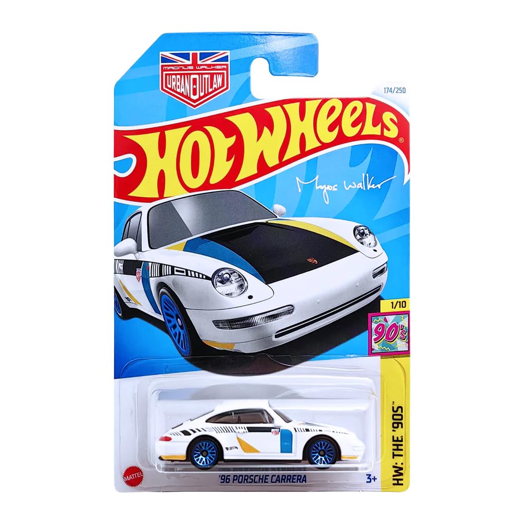 Машинка Hot Wheels HW: The ´90s '96 Porsche Carrera 1/10 HTF01 Urban Outlaw 1:64, фото №1