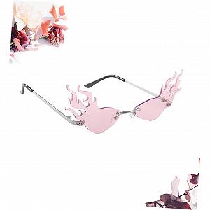 Сонцезахисні окуляри PACKOVE Ретро Полум'я Рожевий synthetic.ua - Фото 1