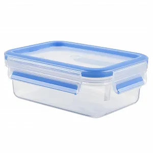 Контейнер для продуктів Tefal Master Seal Fresh Прямокутний Прозорий/Синій 1 л - Фото 1