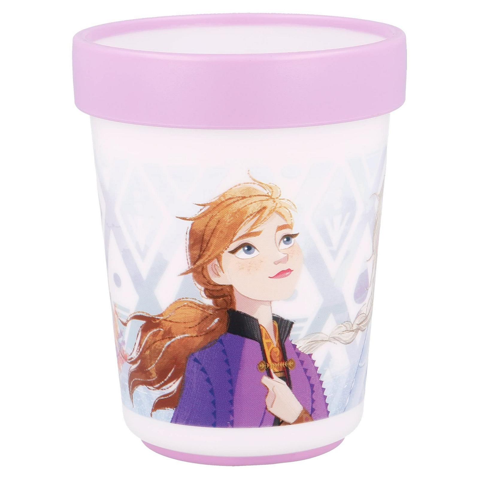 Дитяча чашка 260 мл Frozen II Elements, пластик, кольорова, з Анною та Ельзою, фото №2