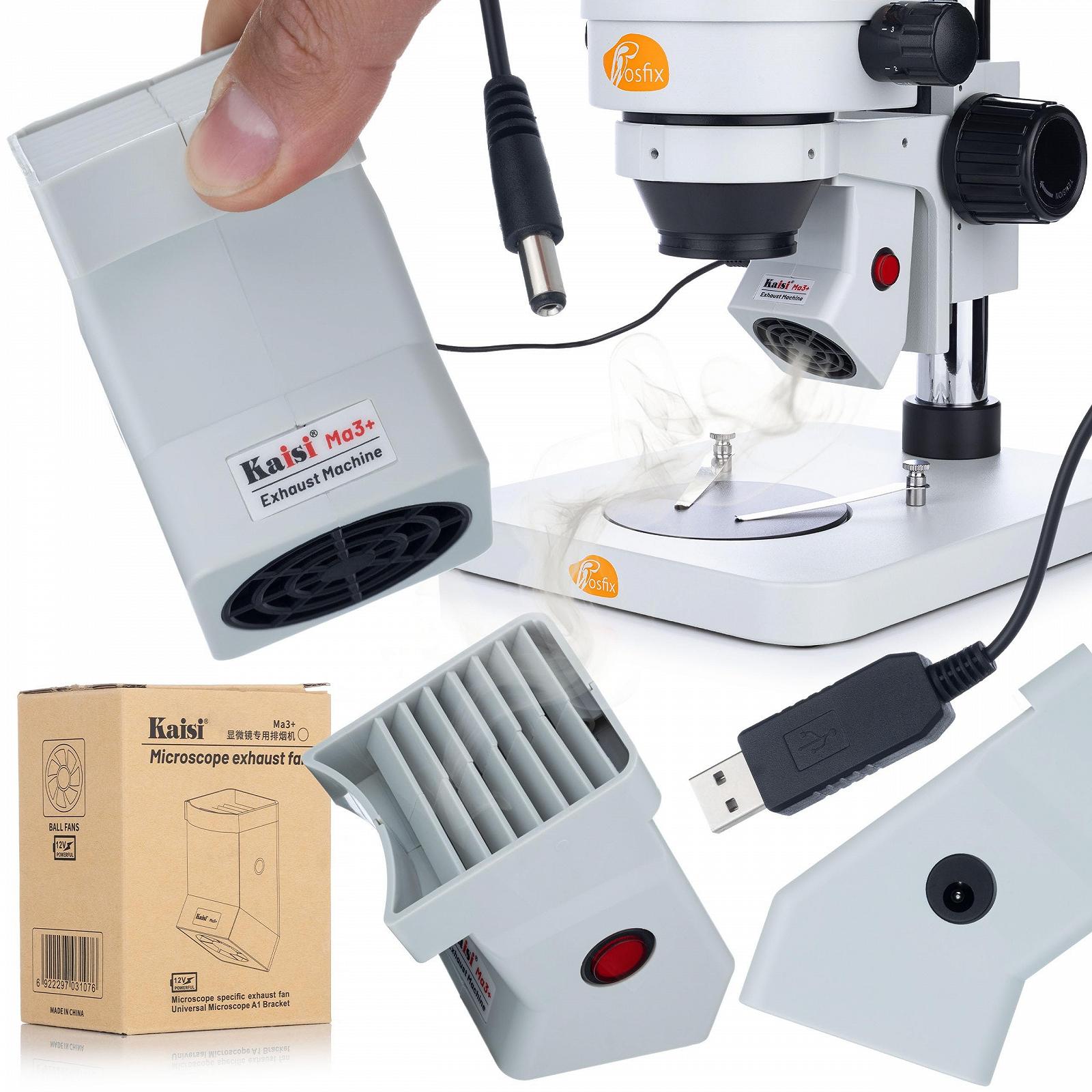 Поглотитель паров Rosfix Ma3+ Mini для стереомикроскопов | 12 V USB порт | Совместим с Planets Pro | Белый, фото №1