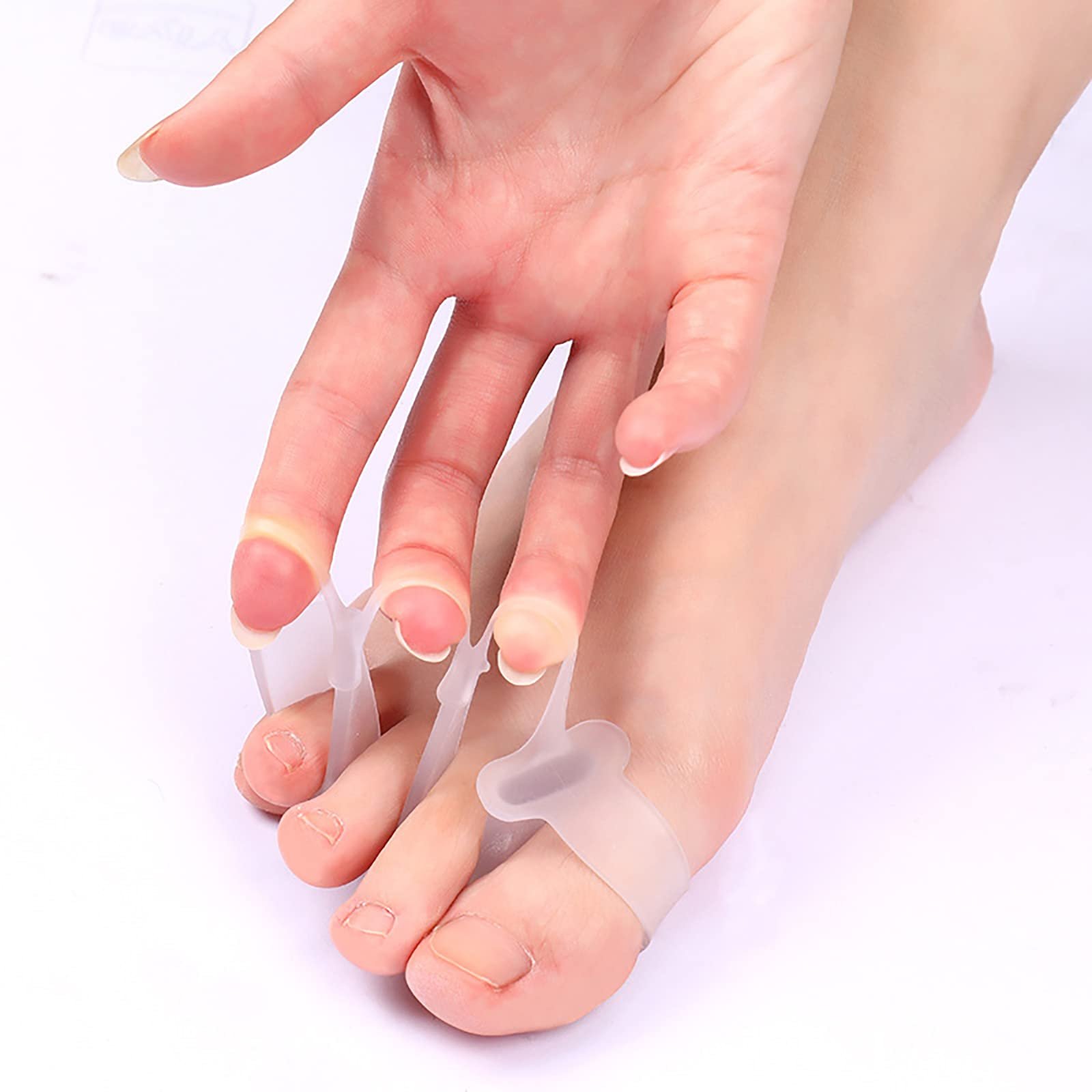 Коректор великого пальця стопи Гелевий роздільник для перекриваючих пальців, фото №2 Коректор великого пальця стопи Гелевий роздільник для перекриваючих пальців, фото №2