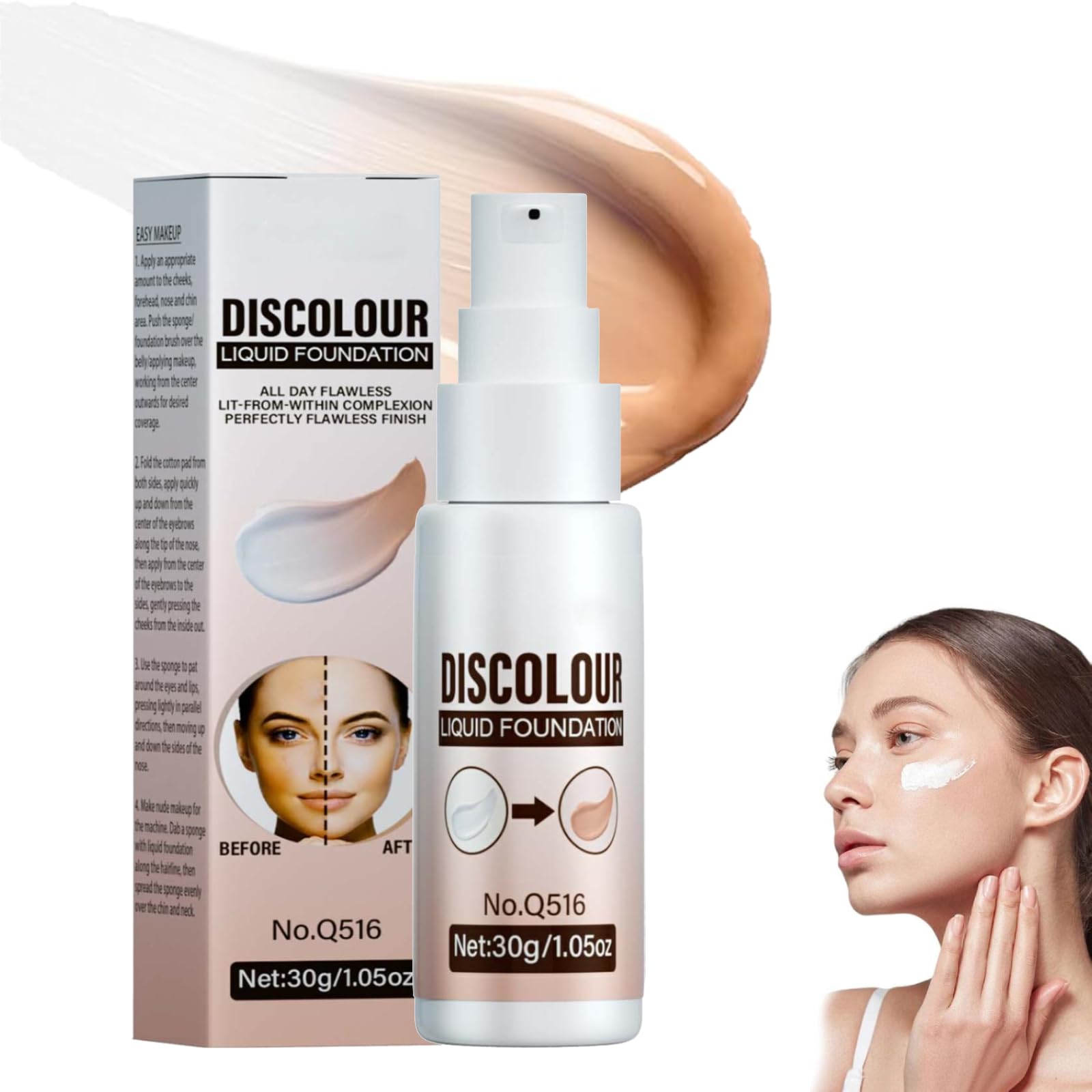 Тональний крем Colour Changing Foundation Тональний крем Colour Changing Warm Skin Tone Foundation Рідкий водостійкий натурально зволожуючий тональний крем з повним покриттям Відтінковий сонцезахисний крем SPF 15 (1 шт., 30 мл), фото №1 Тональний крем Colour Changing Foundation Тональний крем Colour Changing Warm Skin Tone Foundation Рідкий водостійкий натурально зволожуючий тональний крем з повним покриттям Відтінковий сонцезахисний крем SPF 15 (1 шт., 30 мл), фото №1