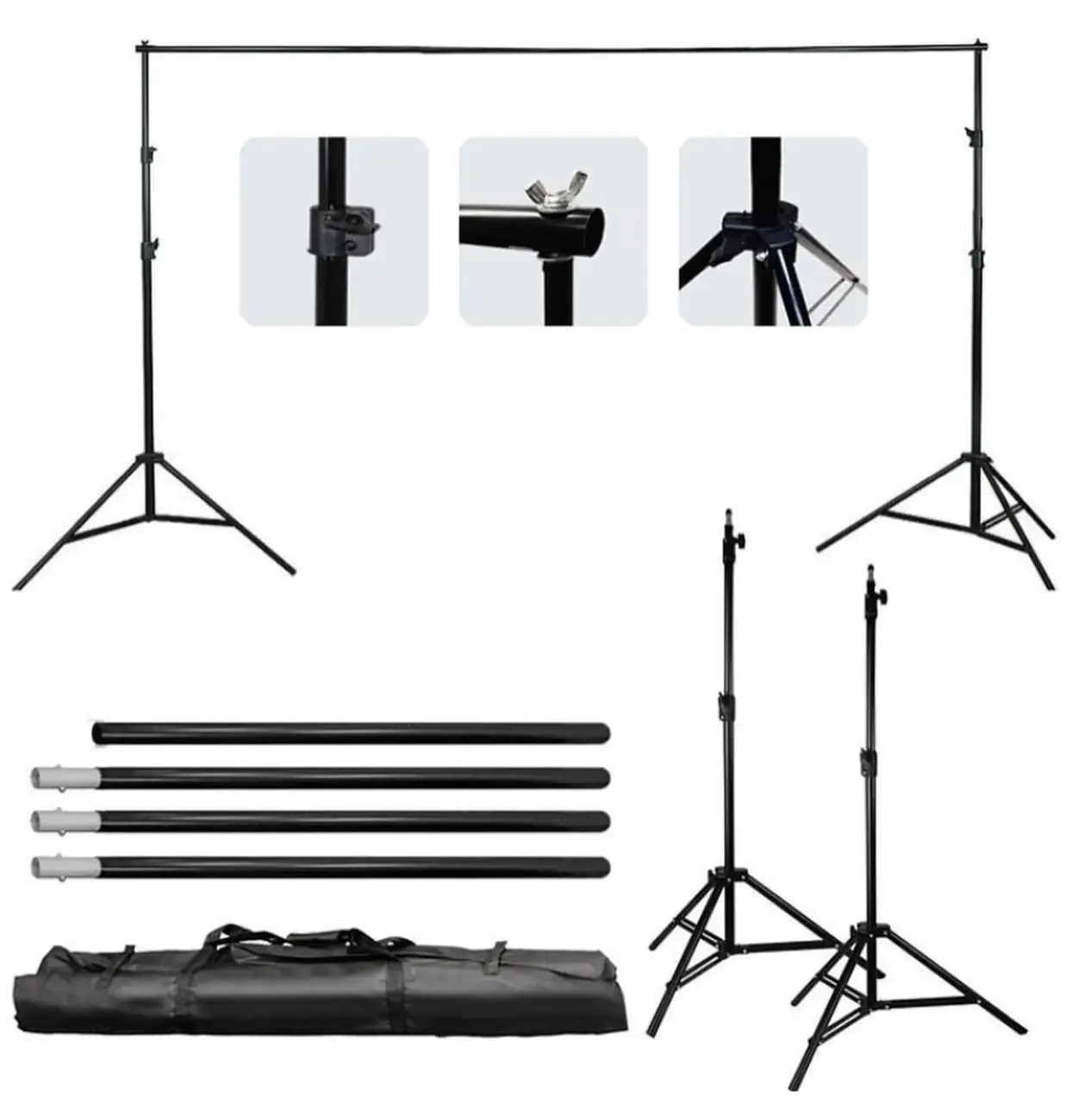 Регульована підставка GSKAIWEN для фону Чорний, фото №9