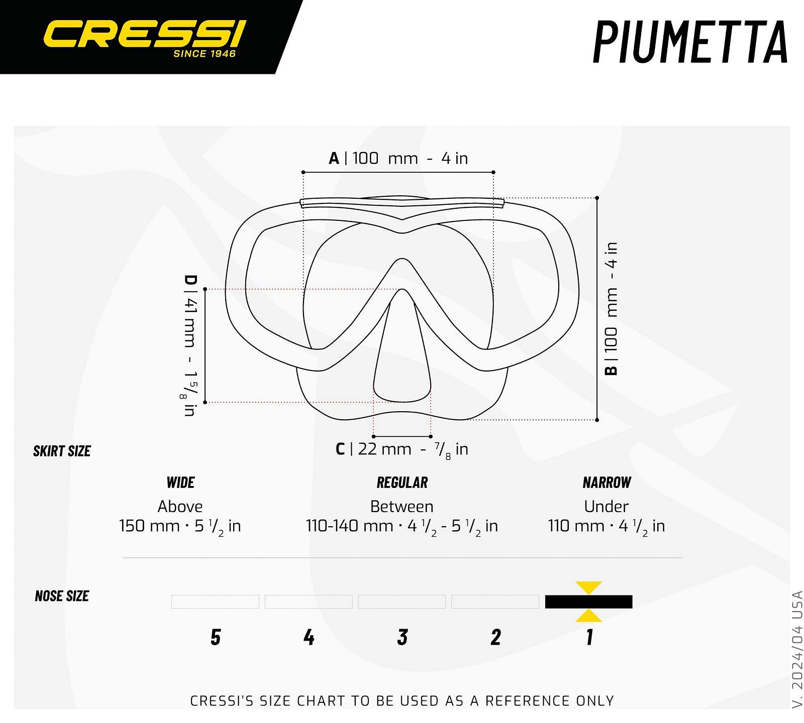 Маска Дитяча CRESSI Piumetta S, фото №5