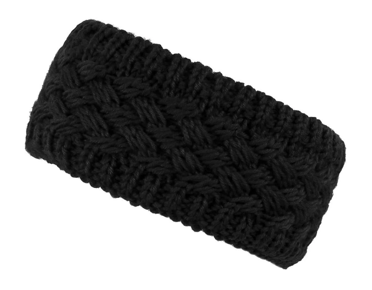 В'язана пов'язка на голову для жінок SB001, фото №2