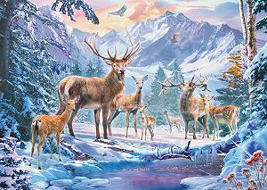 Купити Пазл Ravensburger 12000888 Deer and Deer in Winter 1000 елементів 14+ років - Фото 1 Пазл Ravensburger 12000888 Deer and Deer in Winter 1000 елементів 14+ років - Фото 1