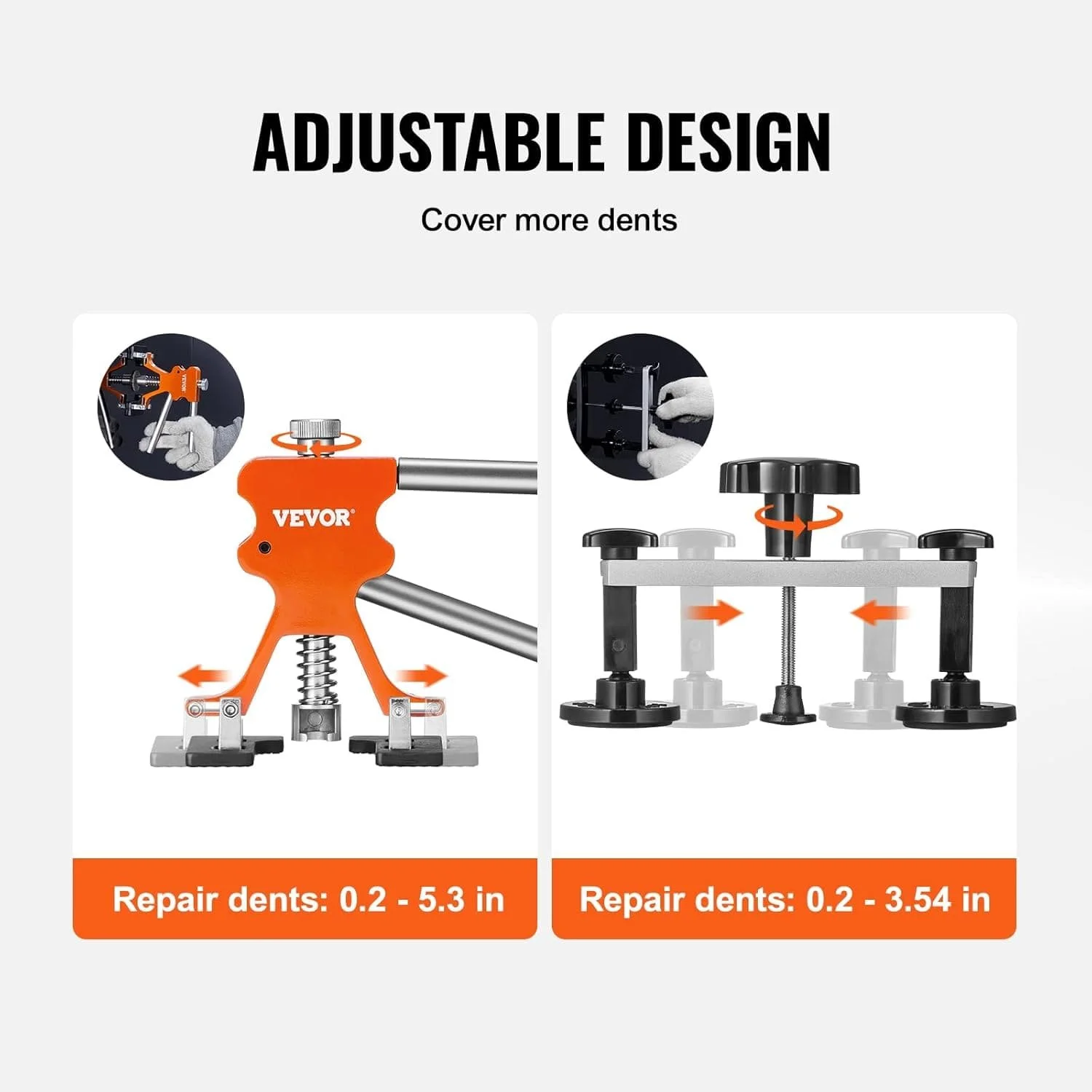Набор для ремонта вмятин VEVOR XPT9006, фото №4 Набор для ремонта вмятин VEVOR XPT9006, фото №4