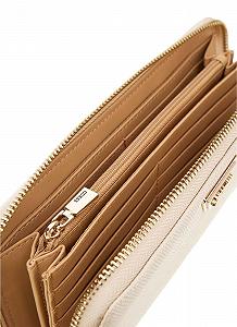 Гаманець GUESS Laurel SLG Cheque Organiser Bone, Кістка synthetic.ua - Фото 1