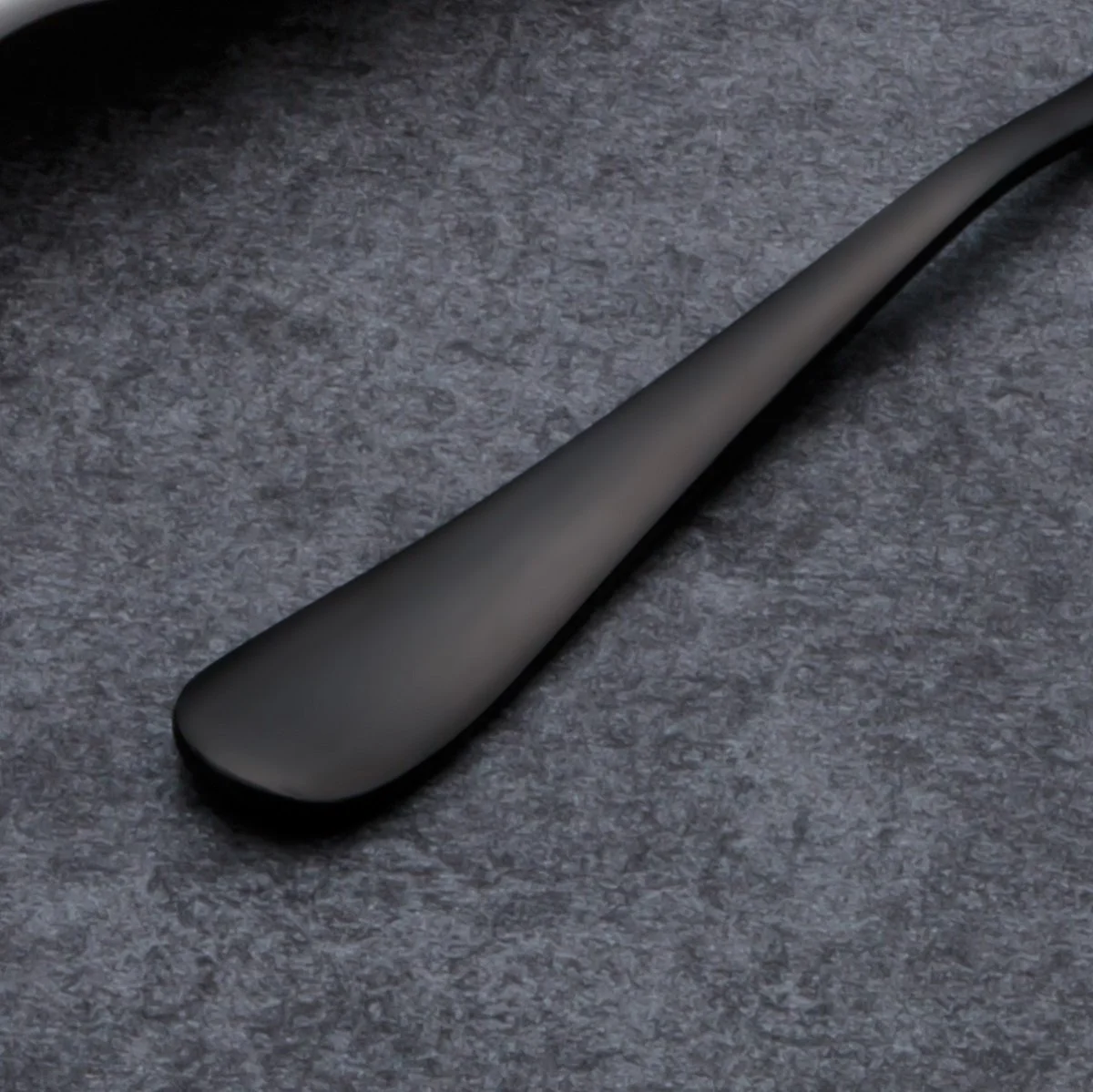 Мірні ложки для кави HOMQUEN, з нержавіючої сталі для торта, морозива, набір з 6 штук, чорні, фото №5