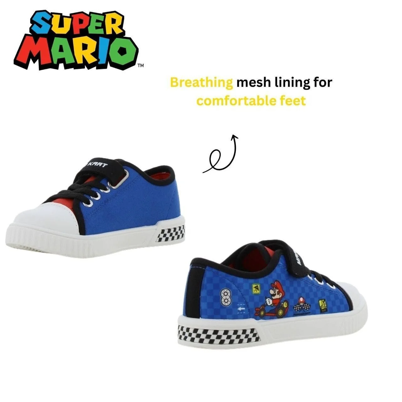 Обувь Leomil Super Mario с подсветкой для мальчиков, идеально подходит для школы и досуга, фото №5 Обувь Leomil Super Mario с подсветкой для мальчиков, идеально подходит для школы и досуга, фото №5