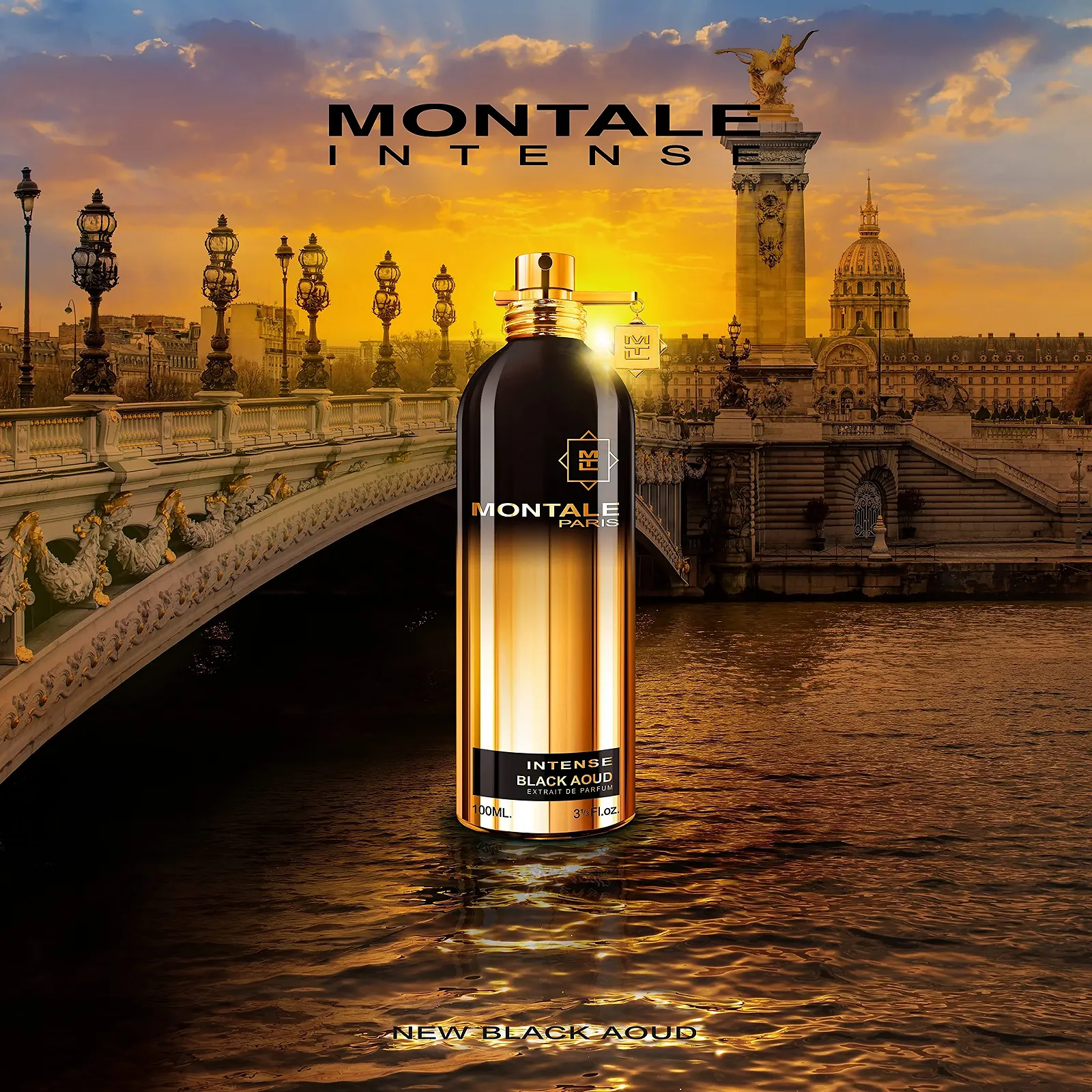 Парфумована вода Montale Intense Black Aoud, фото №2