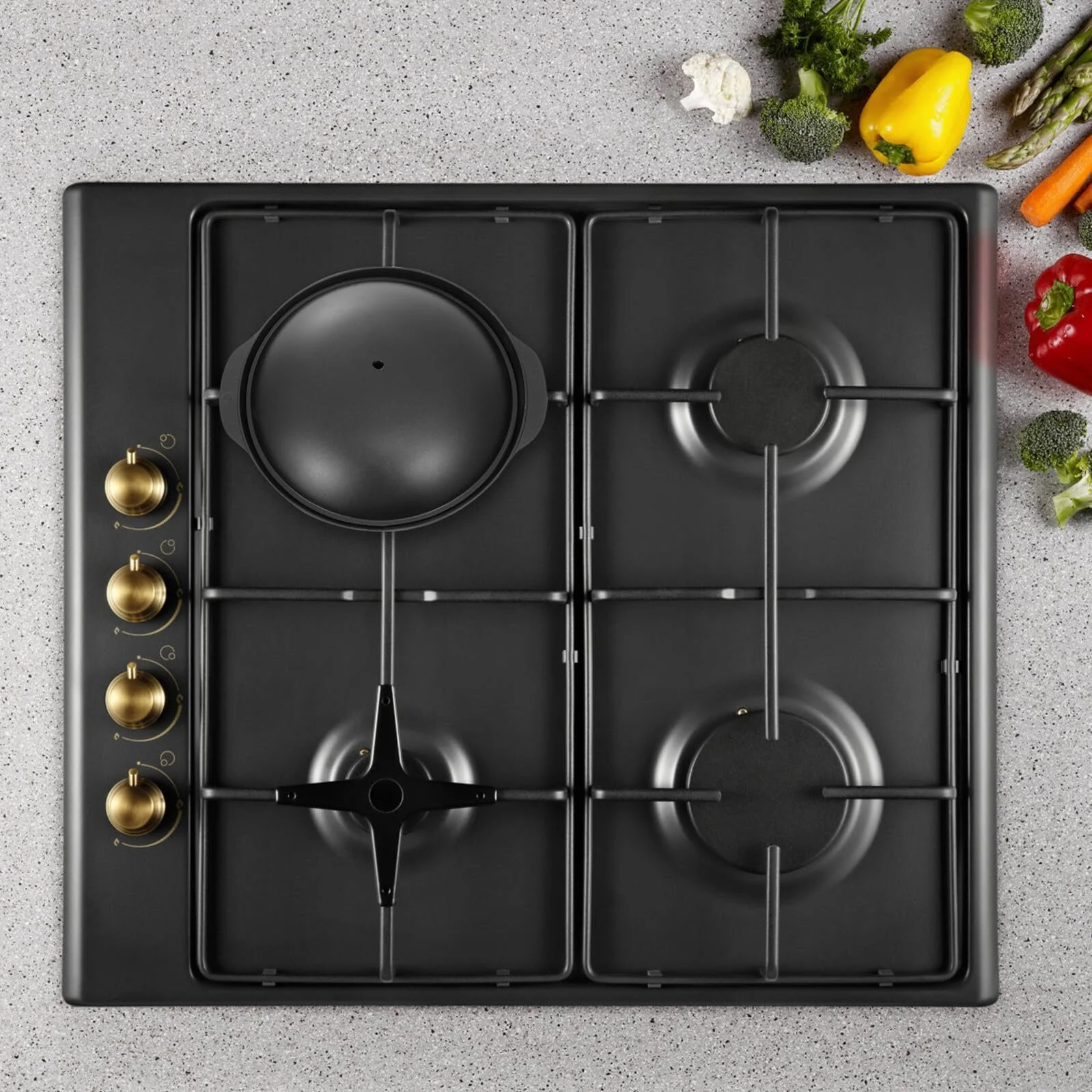 Кастрюля Gatuida алюминиевая без покрытия термостойкая для тушения, фото №2