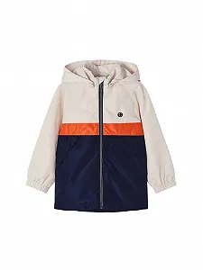 Ветровка Mayoral Комбинированная для мальчиков, грейпфрут - Фото 1