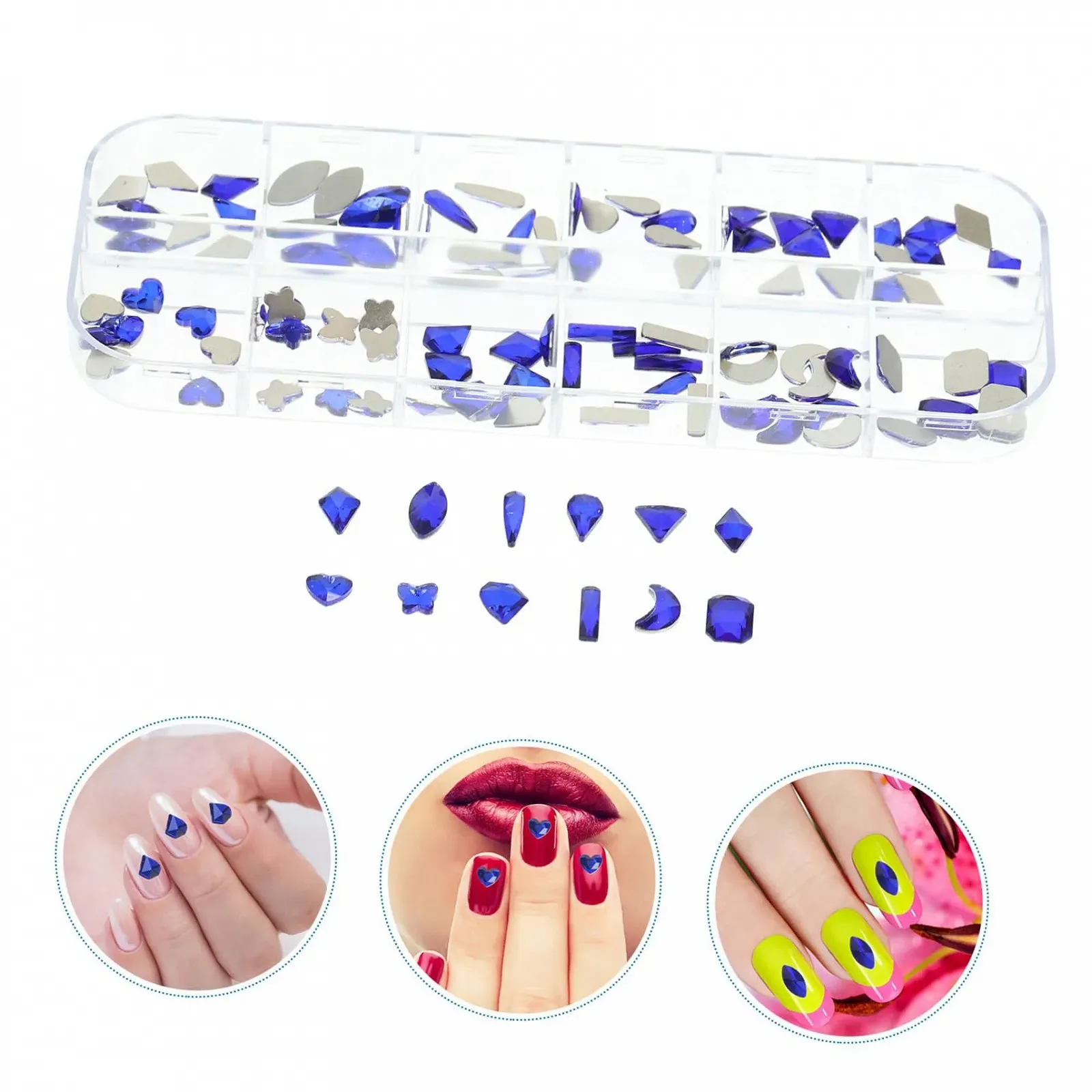 Стрази для нігтів TEHAUX Прикраса, фото №2